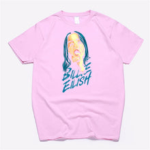 Load image into Gallery viewer, Billie Eilish Streetwear T Shirt Mens T-shirt 100% Cotton Soft Tshirt Homme Fashion Singer Harajuku Shirt Men/women Poleras 2019