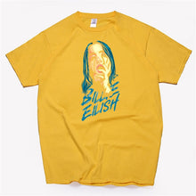 Load image into Gallery viewer, Billie Eilish Streetwear T Shirt Mens T-shirt 100% Cotton Soft Tshirt Homme Fashion Singer Harajuku Shirt Men/women Poleras 2019