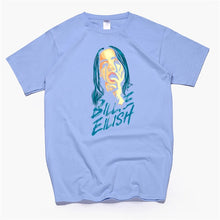 Load image into Gallery viewer, Billie Eilish Streetwear T Shirt Mens T-shirt 100% Cotton Soft Tshirt Homme Fashion Singer Harajuku Shirt Men/women Poleras 2019