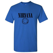 Load image into Gallery viewer, 2019 singer Nirvana T-shirts Men/Women Summer Cotton Tops Tees Print T shirt Men loose o-neck short sleeve Fashion black Tshirts