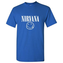 Load image into Gallery viewer, 2019 singer Nirvana T-shirts Men/Women Summer Cotton Tops Tees Print T shirt Men loose o-neck short sleeve Fashion black Tshirts